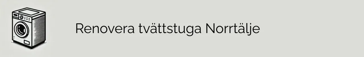 Renovera tvättstuga Norrtälje